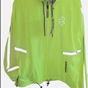 Lime Green Utility Jacket by [Brand]